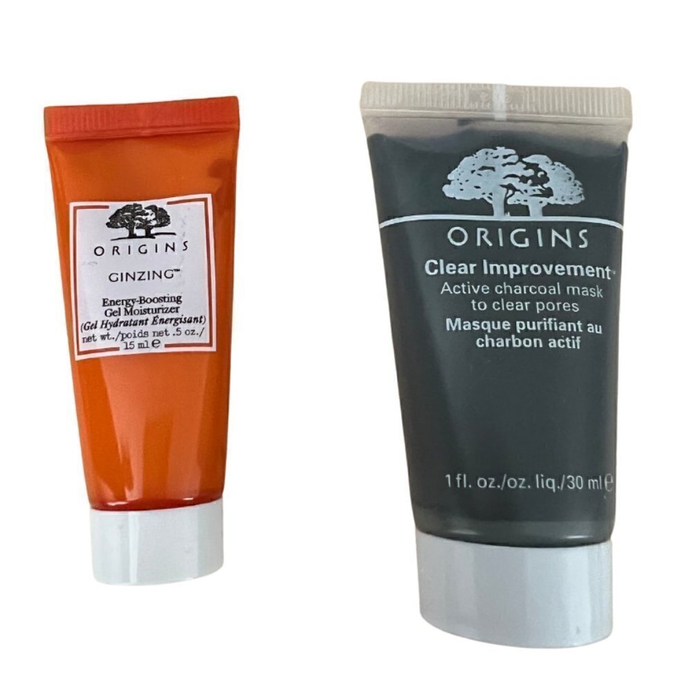 3 Piece Origins Sample Gift Set Including Makeup Pouch